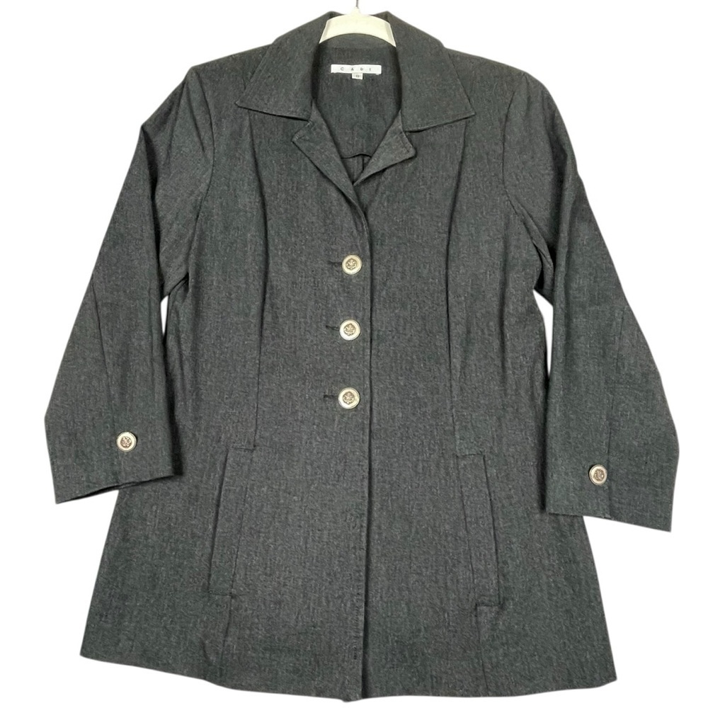 CAbi #790 3-Button Long Sleeve Career Polished Classic Blazer Jacket Sz 8